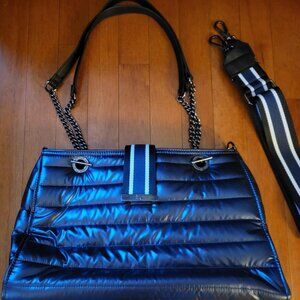 Think Rolyn Shoulder/crossbody Bag Navy Qulited